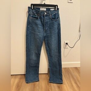 Aritzia Denim Forum Arlo High Rise Straight Jeans